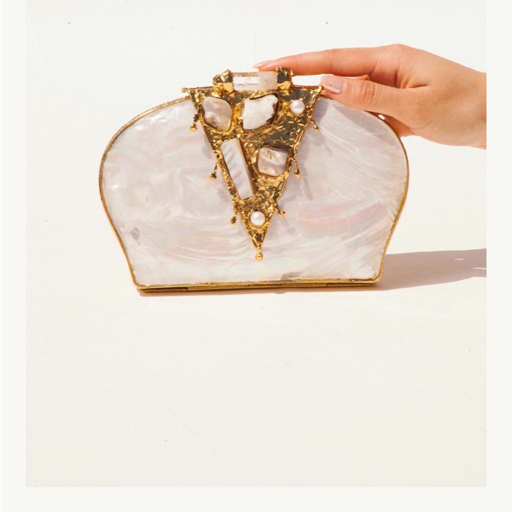 RAMLA La Perle clutch handbag NEW - Picture 10 of 10